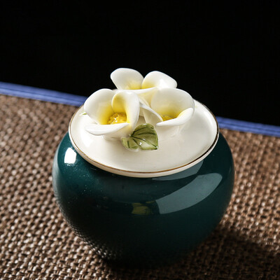 Borcan pentru cenușă funerară Urnă pentru incinerație umană Suport pentru cenușă pentru animale de companie Suport din ceramică Urne pentru cenușă pentru prieteni Sicriu sigiliu Borcan de depozitare