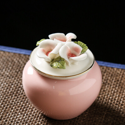 Borcan pentru cenușă funerară Urnă pentru incinerație umană Suport pentru cenușă pentru animale de companie Suport din ceramică Urne pentru cenușă pentru prieteni Sicriu sigiliu Borcan de depozitare