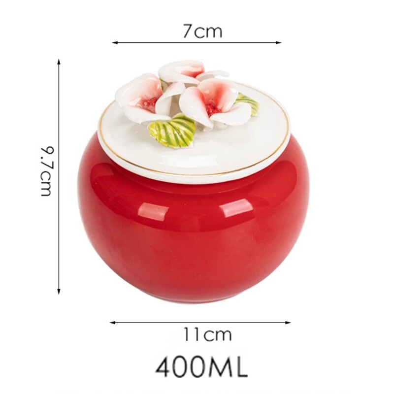 Borcan pentru cenușă funerară Urnă pentru incinerație umană Suport pentru cenușă pentru animale de companie Suport din ceramică Urne pentru cenușă pentru prieteni Sicriu sigiliu Borcan de depozitare