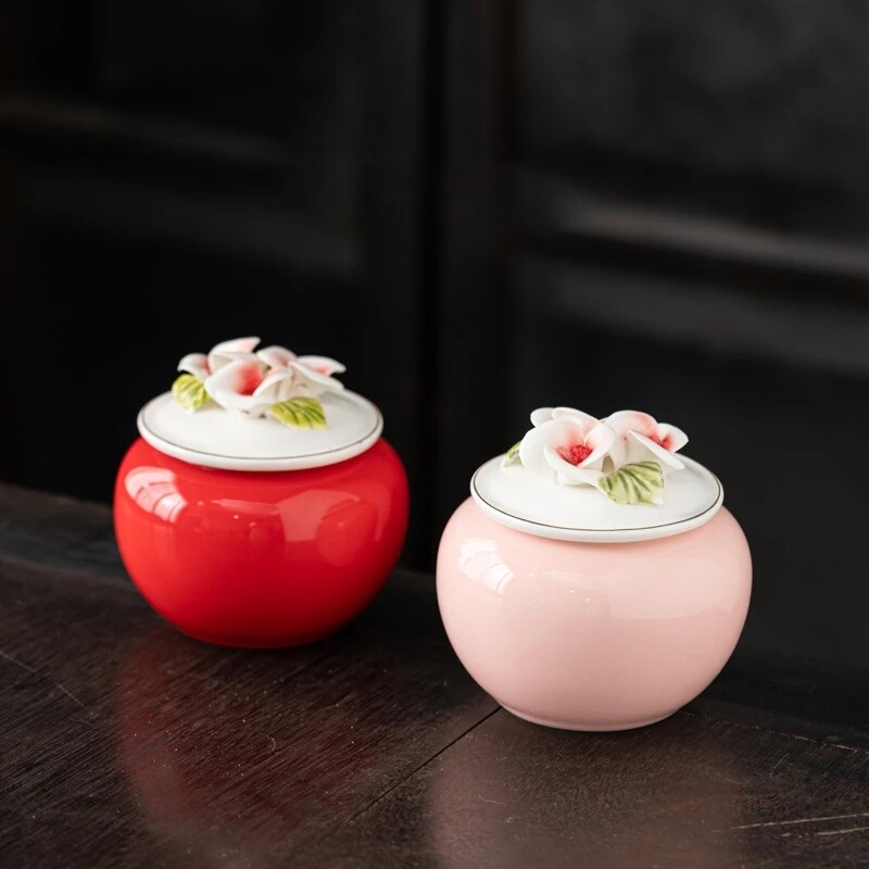 Borcan pentru cenușă funerară Urnă pentru incinerație umană Suport pentru cenușă pentru animale de companie Suport din ceramică Urne pentru cenușă pentru prieteni Sicriu sigiliu Borcan de depozitare