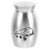 Mini naminių šunų urnos šunų katės paukščių pelės kremavimo pelenai urnos sandariai uždarytos laidotuvės šunims naminių gyvūnėlių suvenyrų stiklainis