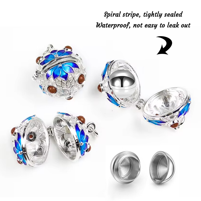 Bijuterii pentru incinerare Colier cu urne pentru cenușă Colier cu pandantiv cu medalion comemorativ în urne cu flori de epocă, suvenir pentru femei