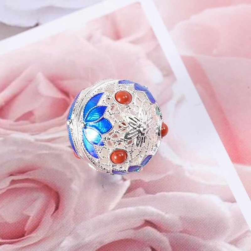 Bijuterii pentru incinerare Colier cu urne pentru cenușă Colier cu pandantiv cu medalion comemorativ în urne cu flori de epocă, suvenir pentru femei