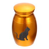 Urnă de incinerare memorială pentru pisici Urnă din oțel inoxidabil pentru animale de companie Cutie de cenușă pentru animale de companie urne pentru animale de companie Memorială pietre de grădină