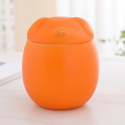 Urnă pentru câine de companie Cenușă în formă de câine Urne de incinerare Memorială Urne decorative negre realizate manual pentru funerar Urnă pentru câine Memorial