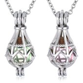 Colier cu urnă goală pentru cenușă Colier pentru incinerare pentru cenușă de câine de companie ajurata Urnă lacrimală medalion Urnă Cadouri memoriale pentru femei fete