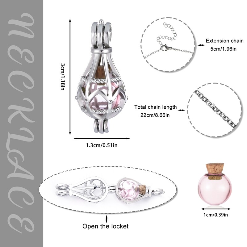 Colier cu urnă goală pentru cenușă Colier pentru incinerare pentru cenușă de câine de companie ajurata Urnă lacrimală medalion Urnă Cadouri memoriale pentru femei fete