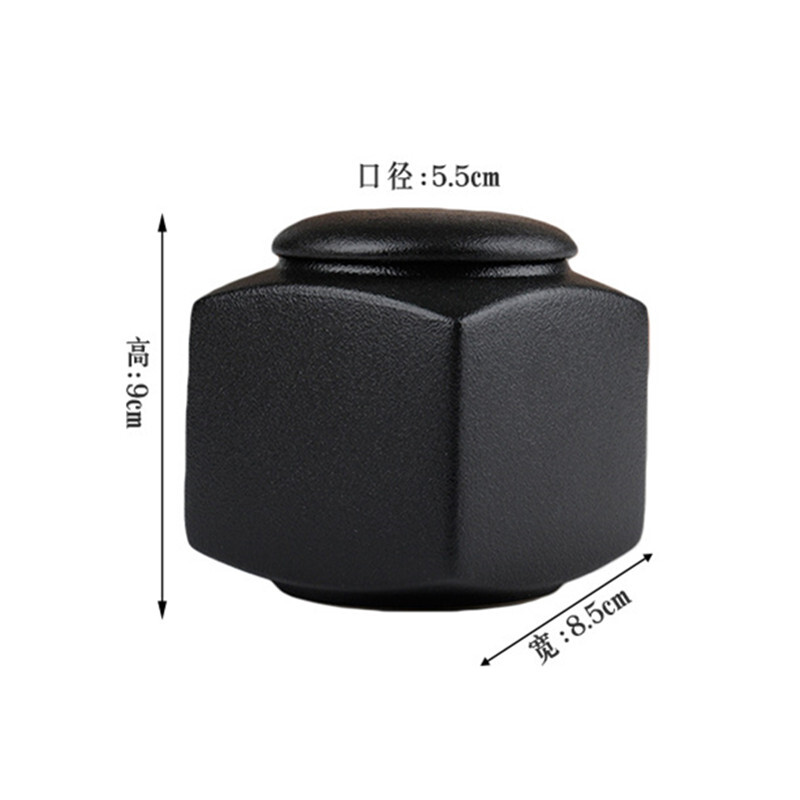 Juodos/baltos laidotuvių pelenų indelio urna žmonių kremavimui naminių gyvūnėlių pelenų laikiklis Keraminis atminimo dovanėlė Pal Pelenų urnos Karsto sandariklis laikymo indas