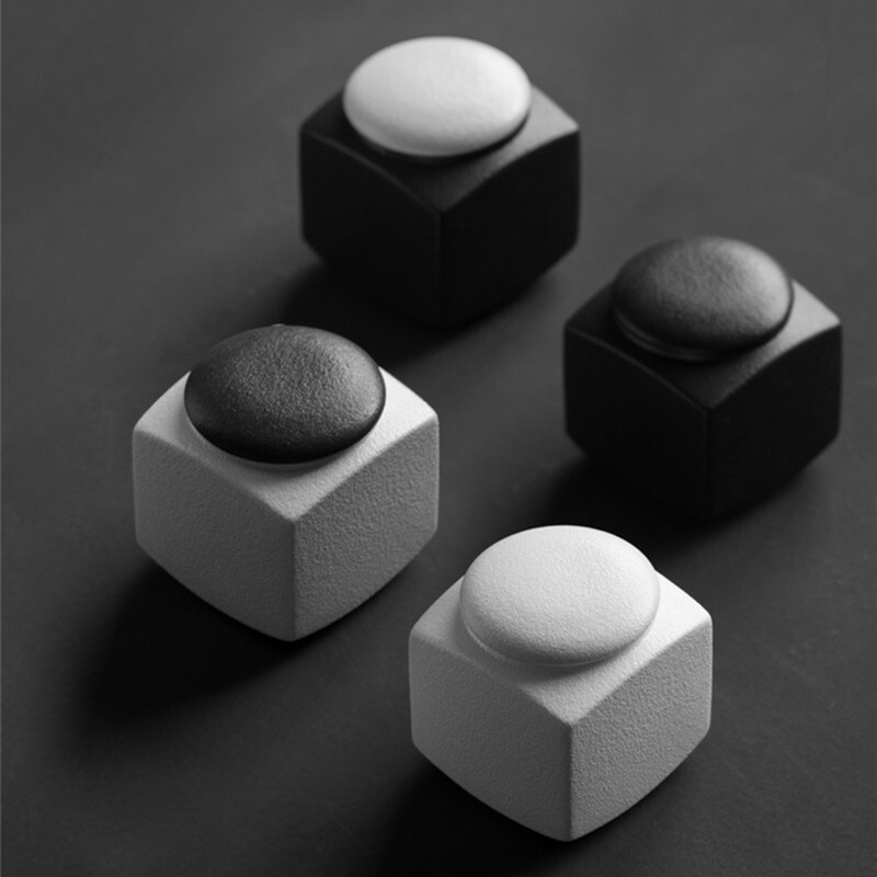 Juodos/baltos laidotuvių pelenų indelio urna žmonių kremavimui naminių gyvūnėlių pelenų laikiklis Keraminis atminimo dovanėlė Pal Pelenų urnos Karsto sandariklis laikymo indas