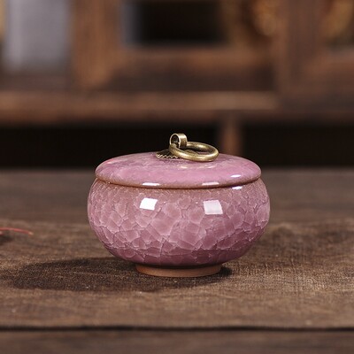 Kerámia urna macskahamuhoz, Mini kisállat-emlékkő, emberi hamvasztás, állatok temetkezési urna, nyulak állati termékek