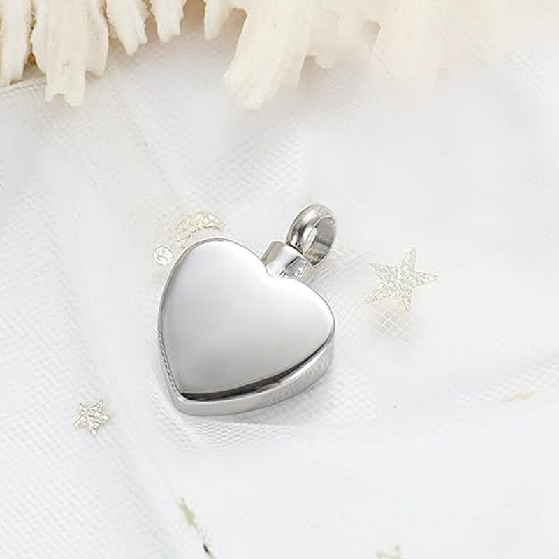 Bijuterii pentru incinerarea animalelor de companie Colier cu urnă pentru cenușă pentru câine/pisică/animale de companie medalion argintiu cu imprimare labei pandantiv memorial unisex suvenir