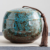 Kreatív urna emberi hamu számára Urna Kerámia Háziállatok Hamu Emlékművek Temetési Állatok Mini Hamvasztás Urna Temetési Urna hamuért Emlék