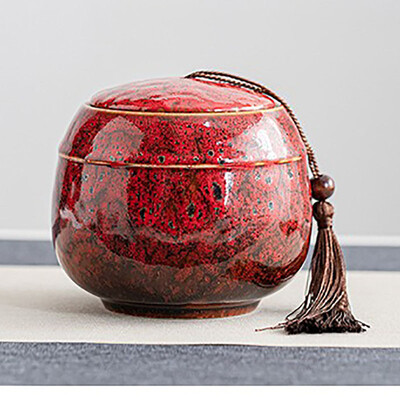 Kreatív urna emberi hamu számára Urna Kerámia Háziállatok Hamu Emlékművek Temetési Állatok Mini Hamvasztás Urna Temetési Urna hamuért Emlék