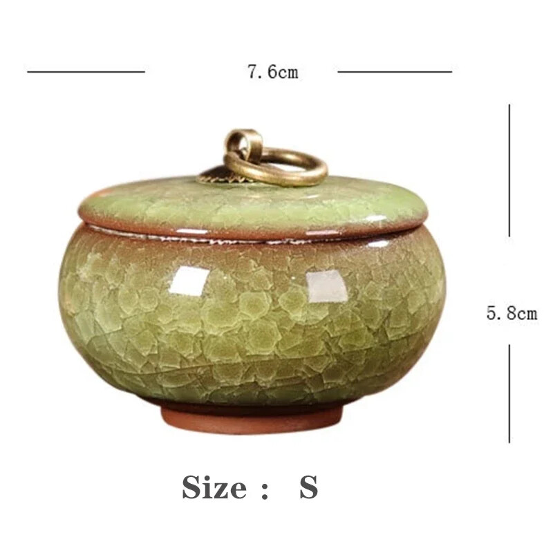 Naminių gyvūnėlių pelenų urna - katės formos atminimo kremavimo urnos Rankomis dekoruotos juodos urnos katės urna, šunų urna naminiams gyvūnėliams