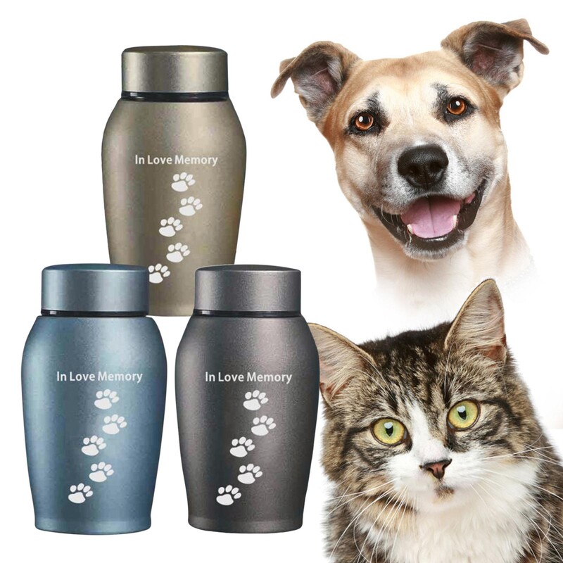 Urnă memorială pentru incinerare, cadou memorabil pentru animale de companie, cadou pentru înmormântare, pentru depozitare urne pentru incinerare Urne pentru animale de companie pentru câini, cenușa păstrează amintirile