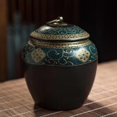 Apbedīšanas pelnu urna cilvēku kremēšanai Mājdzīvnieku pelnu turētājs Piemiņas biedru pelni Keramikas urnas zārks suņa kaķa putnu urna