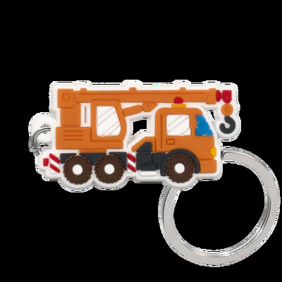 1 buc. breloc din PVC, 6 culori de breloc în formă de mașină, breloc, breloc colorat, suport pentru chei, pentru cadou pentru băiețel, jucării pentru copii