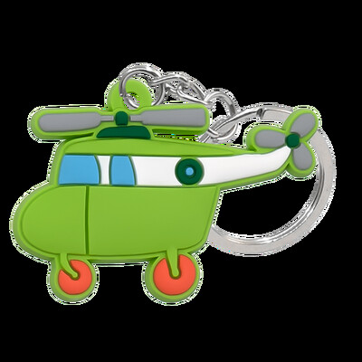 1 buc. breloc din PVC, 6 culori de breloc în formă de mașină, breloc, breloc colorat, suport pentru chei, pentru cadou pentru băiețel, jucării pentru copii