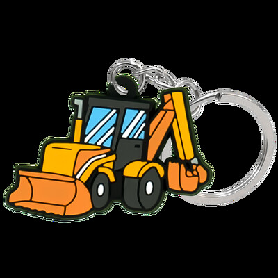 1 buc. breloc din PVC, 6 culori de breloc în formă de mașină, breloc, breloc colorat, suport pentru chei, pentru cadou pentru băiețel, jucării pentru copii