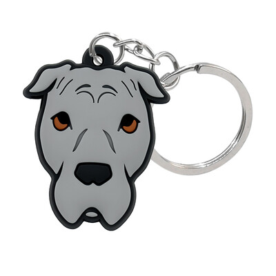 1vnt Juokingi šunys PVC raktų pakabukas vaikams Koki vokiečių aviganio raktų pakabukas Dovanų meškiukas samojedas raktų pakabukas rankinės priedai merginoms