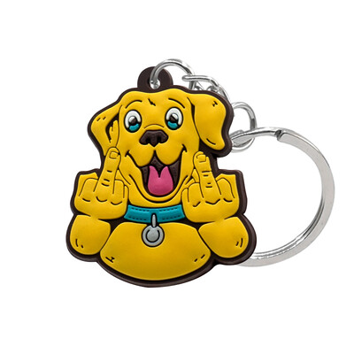 1vnt Juokingi šunys PVC raktų pakabukas vaikams Koki vokiečių aviganio raktų pakabukas Dovanų meškiukas samojedas raktų pakabukas rankinės priedai merginoms