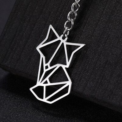 COOLTIME Wolf kulcstartó Róka Tigris Medve Állatfüggő Egyszarvú Nyúl rozsdamentes acél kulcstartó férfi autós kulcstartó ékszer ajándék 2024