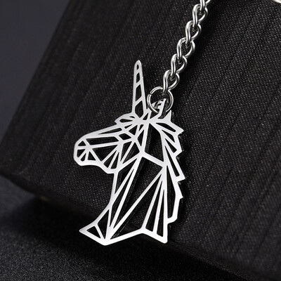 COOLTIME Wolf kulcstartó Róka Tigris Medve Állatfüggő Egyszarvú Nyúl rozsdamentes acél kulcstartó férfi autós kulcstartó ékszer ajándék 2024