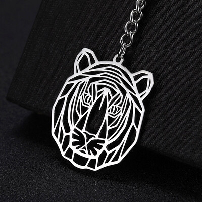 COOLTIME Wolf kulcstartó Róka Tigris Medve Állatfüggő Egyszarvú Nyúl rozsdamentes acél kulcstartó férfi autós kulcstartó ékszer ajándék 2024