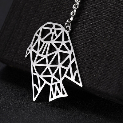 COOLTIME Wolf kulcstartó Róka Tigris Medve Állatfüggő Egyszarvú Nyúl rozsdamentes acél kulcstartó férfi autós kulcstartó ékszer ajándék 2024