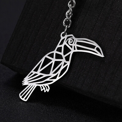 COOLTIME Wolf kulcstartó Róka Tigris Medve Állatfüggő Egyszarvú Nyúl rozsdamentes acél kulcstartó férfi autós kulcstartó ékszer ajándék 2024