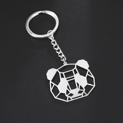 COOLTIME Wolf kulcstartó Róka Tigris Medve Állatfüggő Egyszarvú Nyúl rozsdamentes acél kulcstartó férfi autós kulcstartó ékszer ajándék 2024