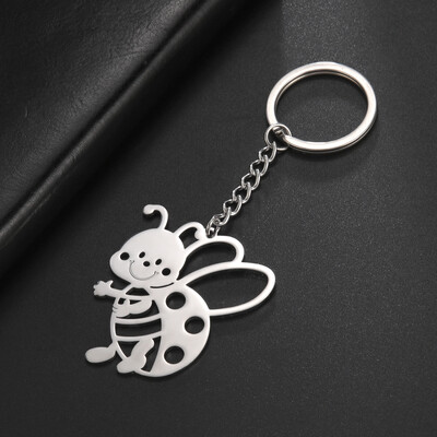 COOLTIME Wolf kulcstartó Róka Tigris Medve Állatfüggő Egyszarvú Nyúl rozsdamentes acél kulcstartó férfi autós kulcstartó ékszer ajándék 2024