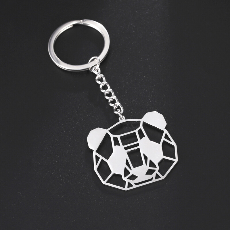 COOLTIME Wolf kulcstartó Róka Tigris Medve Állatfüggő Egyszarvú Nyúl rozsdamentes acél kulcstartó férfi autós kulcstartó ékszer ajándék ﻿2024