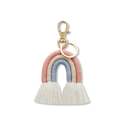 Bohemia Rainbow Kutai Raktų pakabukai Rankų darbo audimo automobilyje pakabinamas aksesuaras Raktų laikiklis moterims Krepšiai Raktų pakabukas Namų dekoravimo Dovana