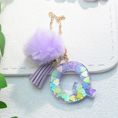 Blizgantys mados inicialai Raktų pakabukai su kutais, pakabukai su rankena, pakabukai, skirti moterų puodelių priedams