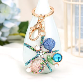 Κρεμαστό μπρελόκ Bohemian Sea-Star-Shaped Shell-Shaped Keychain