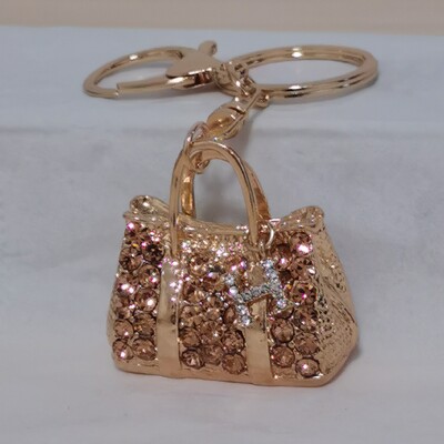 mielas rankinės formos pakabukas raktų pakabukas putojantis kalnų krištolas