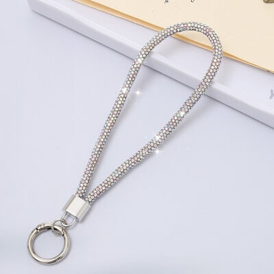 Telefon mobil de lux Curele de cristal pentru încheietura mâinii cu strasuri cu sclipici Snur pentru telefon Breloc agățat frânghie anti-pierdere