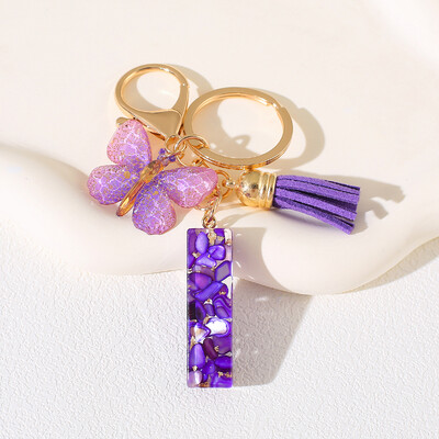 Breloc cu alfabet Cadou de Ziua Femeii - Breloc inițial cu literă AZ cu închidere tip homar pentru poșete, rucsacuri, decorare chei de mașină