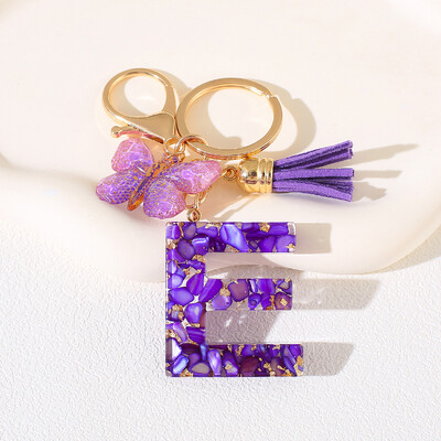 Breloc cu alfabet Cadou de Ziua Femeii - Breloc inițial cu literă AZ cu închidere tip homar pentru poșete, rucsacuri, decorare chei de mașină