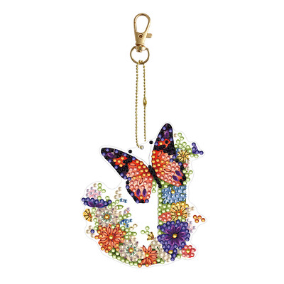 Specialios formos „pasidaryk pats“ deimantinis tapyba raktų pakabuko krepšio ornamentas AZ raidės deimantinis siuvinėjimas kryželiu siuvinėti deimantiniu raktų pakabuku