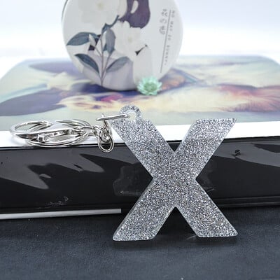 1 tk Naiste võtmehoidjad Käekott Auto ripatsid 26 Inglise Tähega Võtmehoidja Amuletid Glitter Resin Word