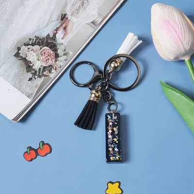 Breloc simplu cu 26 de litere, cuplu fermecător, breloc cu scrisoare inițială, breloc mașină, lanț de geantă de mână, lanț de pandantiv, cadou