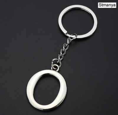 „Pasidaryk pats“ „AZ Letters“ raktų pakabukas Automobilis Vyriškas Metalinis Raktų Pakabukas Moteriškas Automobilio Raktų Pakabukas Paprastas Sidabrinės Spalvos Raidė Pavadinimas Raktų pakabukas Vakarėlio dovana