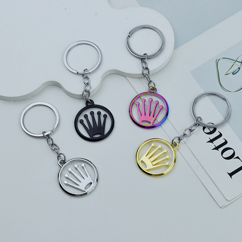Brelocuri cu pandantiv coroană din aliaj dulce de modă, ornamente pentru geantă, brelocuri, accesorii pentru bibelouri de mașină, suport pentru chei, bijuterii, cadou