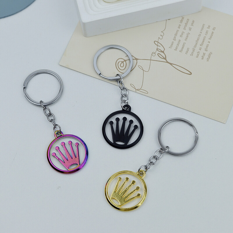 Brelocuri cu pandantiv coroană din aliaj dulce de modă, ornamente pentru geantă, brelocuri, accesorii pentru bibelouri de mașină, suport pentru chei, bijuterii, cadou