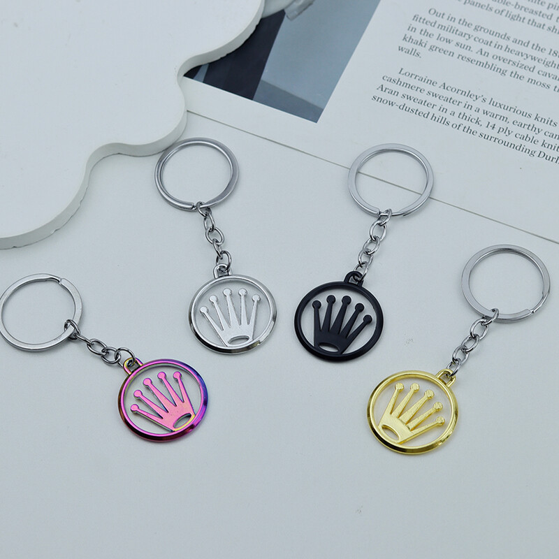 Brelocuri cu pandantiv coroană din aliaj dulce de modă, ornamente pentru geantă, brelocuri, accesorii pentru bibelouri de mașină, suport pentru chei, bijuterii, cadou