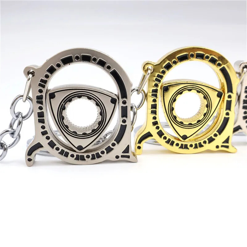 Breloc Wankel pentru piese de automobile creative Mazda Model de autovehicule goale Motor de automobile care se învârte Rotor rotativ Breloc Breloc Lanț Breloc