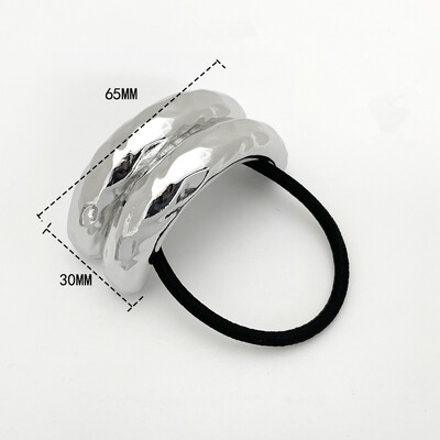 Metalinės netaisyklingos dvisluoksnės plaukų juostelės Virvelės moterims Galvos juosta Elastinė plaukų segtukai Plaukų juosta Madingi papuošalai Plaukų aksesuarai Dovana