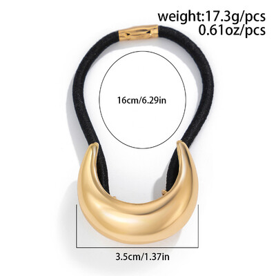 Metalinės netaisyklingos dvisluoksnės plaukų juostelės Virvelės moterims Galvos juosta Elastinė plaukų segtukai Plaukų juosta Madingi papuošalai Plaukų aksesuarai Dovana